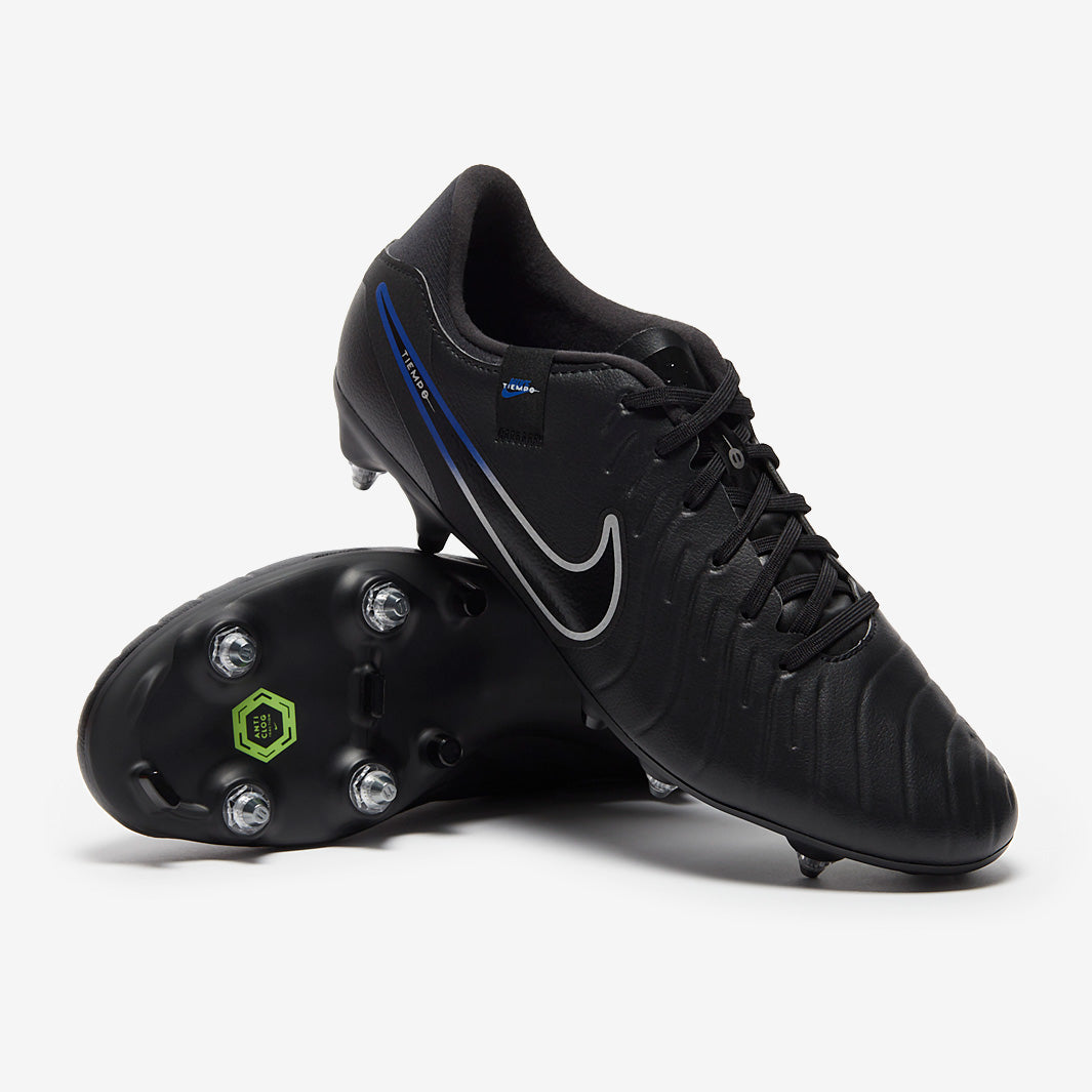 Nike Tiempo Legend X Academy SG-Pro Anti-Clog - Black/Chrome/Hyper