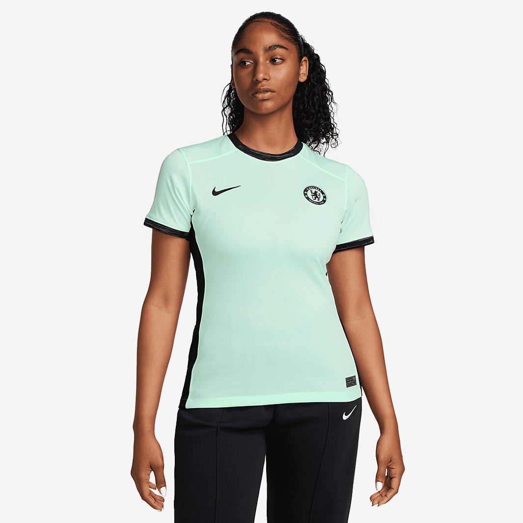 Nike Womens Chelsea FC 23/24 Dri-Fit Stadium Third SS Shirt - Mint