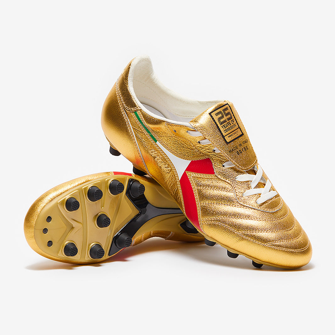 Diadora Brasil Italy OG 25th LT+ MDPU - Gold - Adult Boots