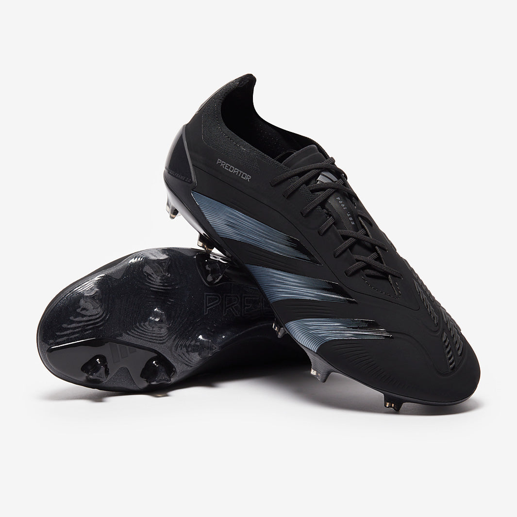  PREDATOR ELITE コアブラック adidas Predator Elite Laced Firm Ground - Core Black/Core Black