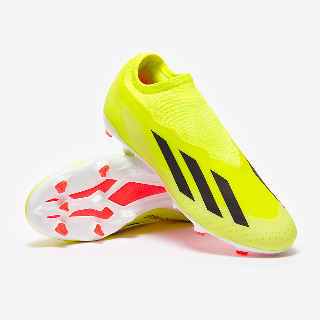 adidas X Crazyfast League Laceless Firm Ground - Team Solar Yellow