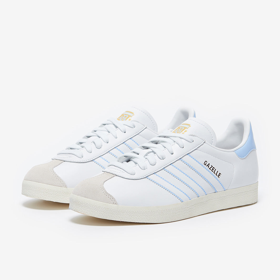 adidas Originals Gazelle Argentina - White/Glow Blue/Off White 