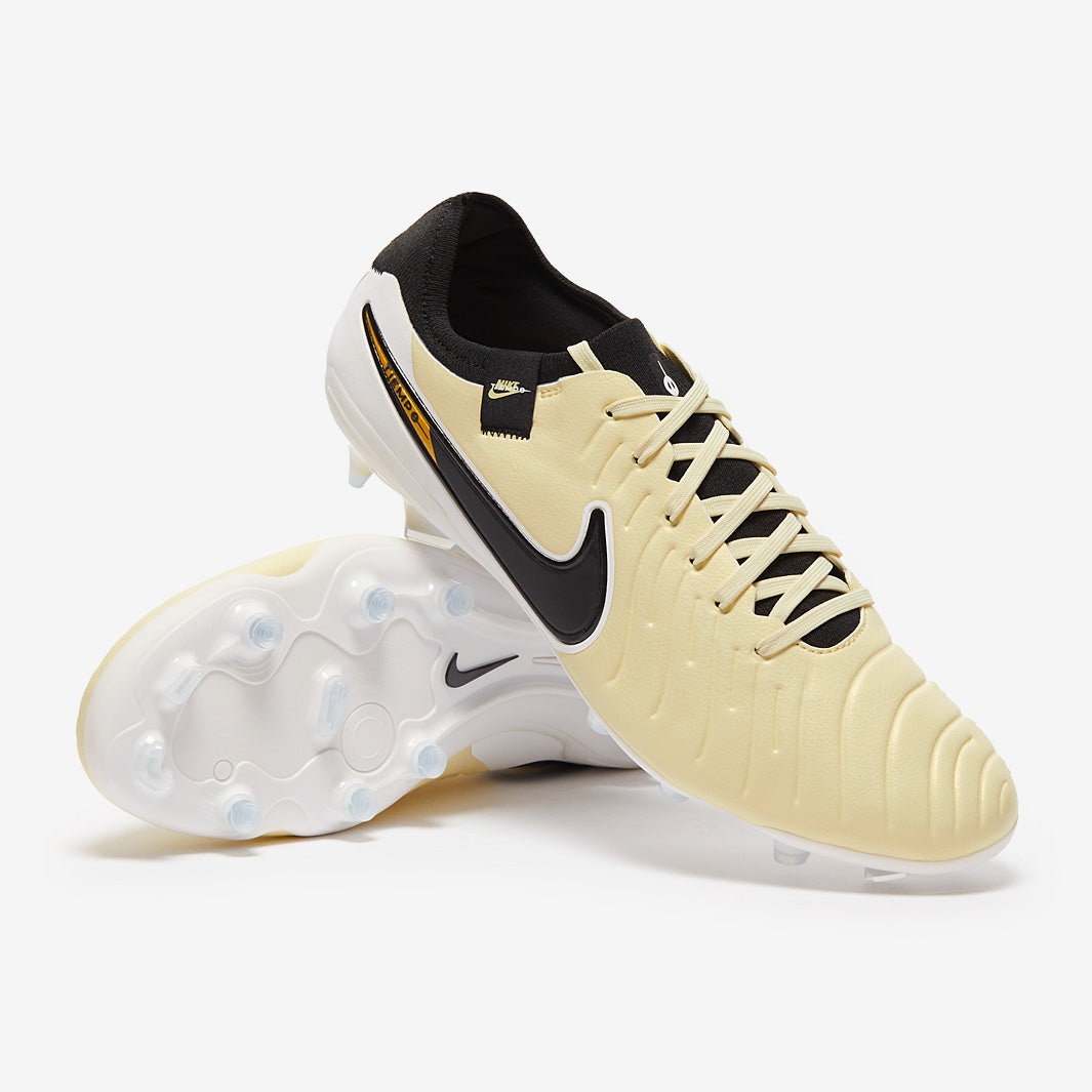Nike Tiempo Legend X Pro Firm Ground - Lemonade/Black/Metallic