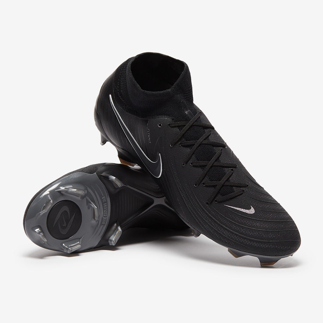 Nike Phantom Luna II Pro Firm Ground - Black/Black - Adult Boots