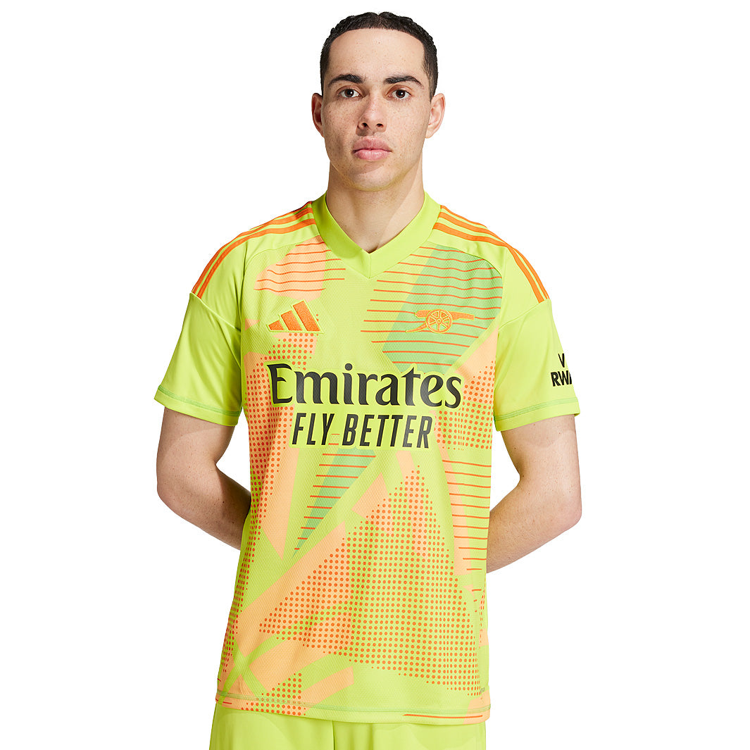  Arsenal ユニフォーム イエロー Ｌサイズ adidas Arsenal 24/25 GK Shirt - Semi Solar Yellow/Multicolor