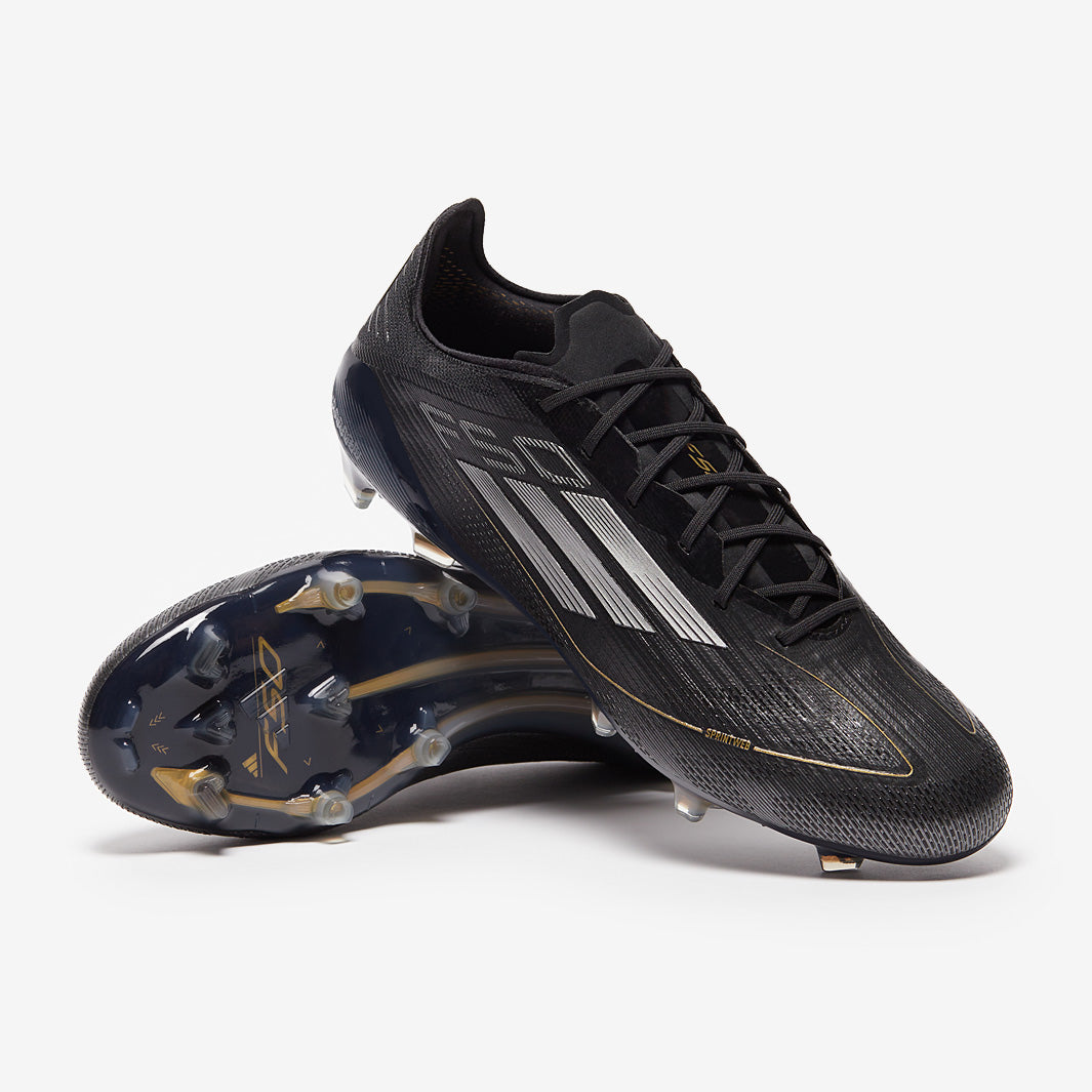 アディダス F50 ELITE FG adidas F50 Elite Firm Ground - Core Black/Iron Met/Gold Met