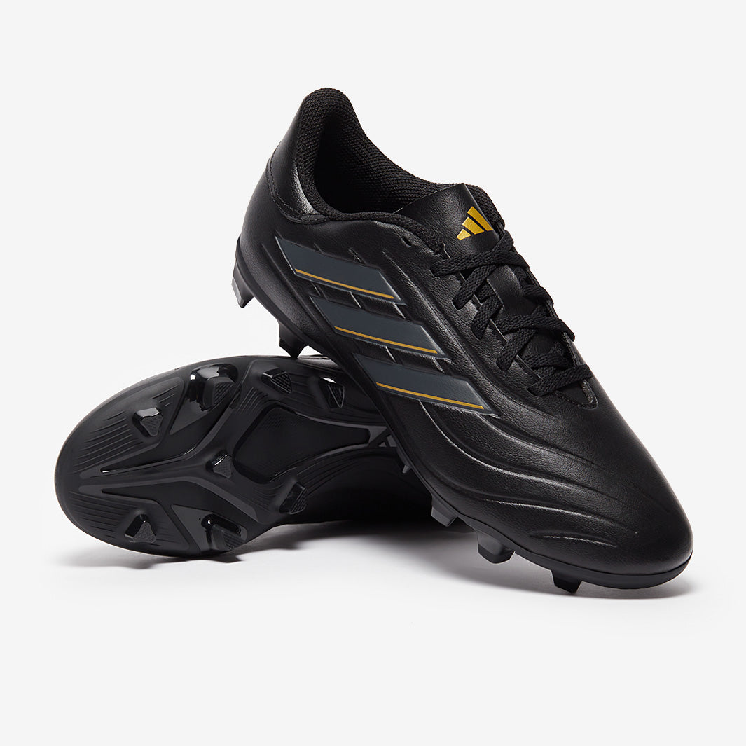 adidas Copa Pure 2 Club Firm Ground - Core Black/Carbon/Gold Met