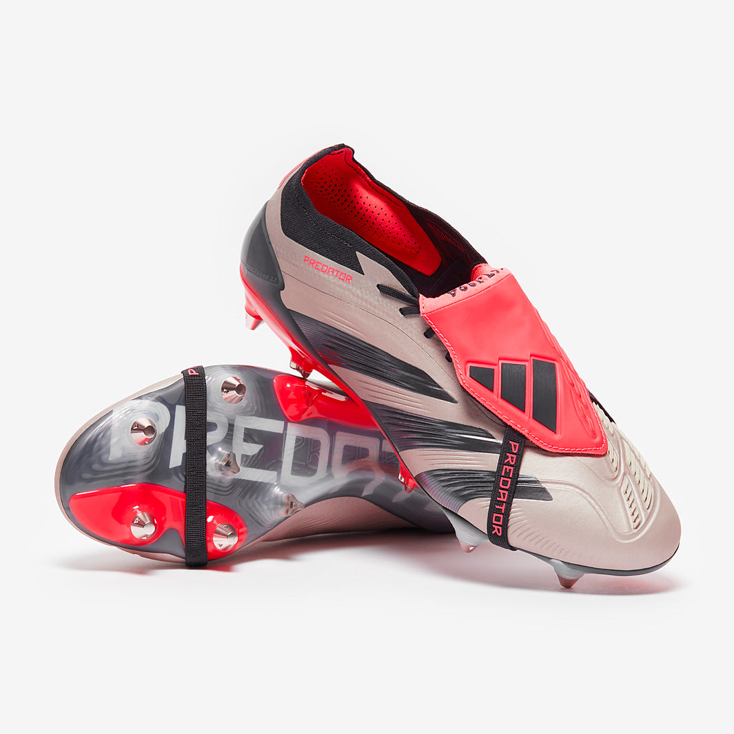 adidas Predator Elite Tongue Soft Ground - PlatIndoor Met/Aurora