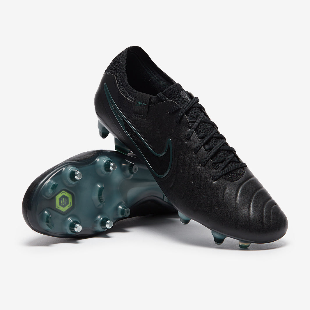 Nike Tiempo Legend X Elite Soft Ground-Pro Anti-Clog - Black/Black