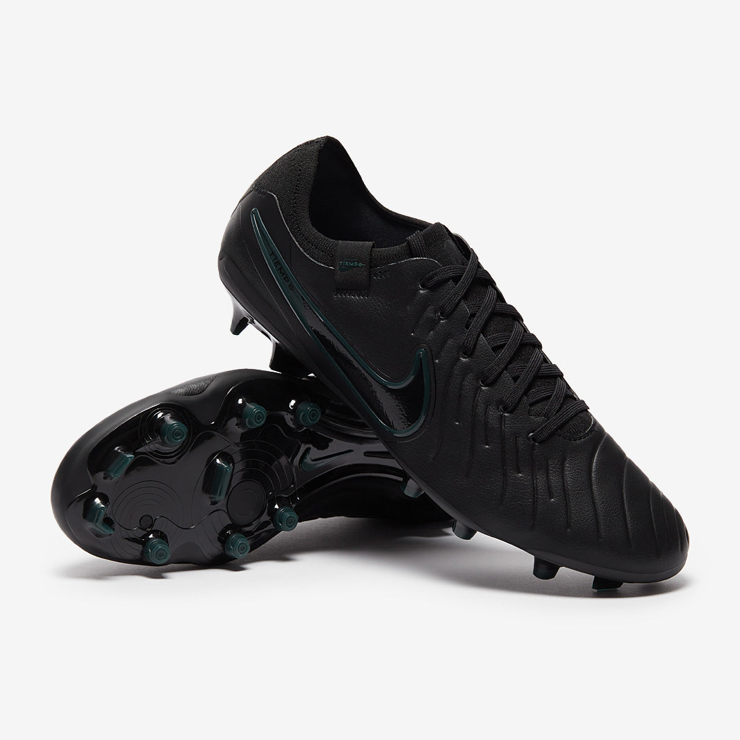 シューズ Nike Tiempo Nike Tiempo Legend X Pro Firm Ground - Black/Black/Deep Jungle