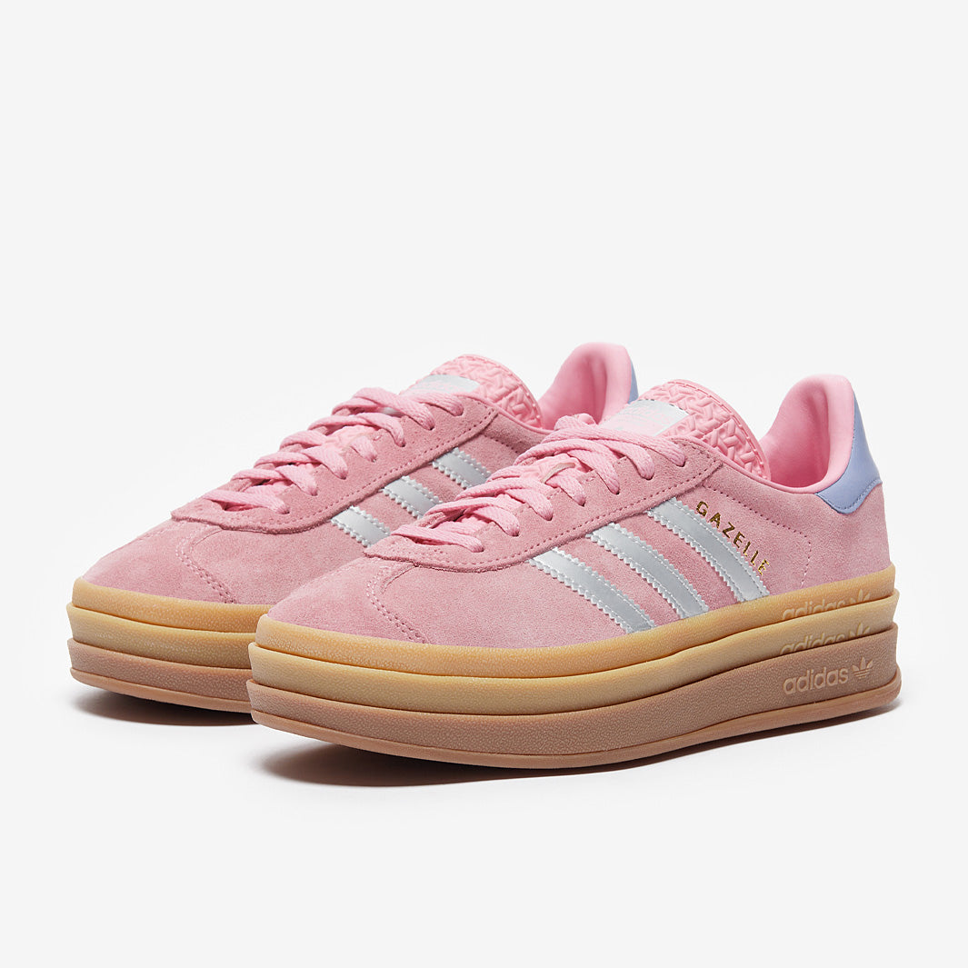 adidas Originals Older Kids Gazelle Bold (GS) - True Pink/Metallic  Silver/Light Purple - Trainers - Girls Shoes