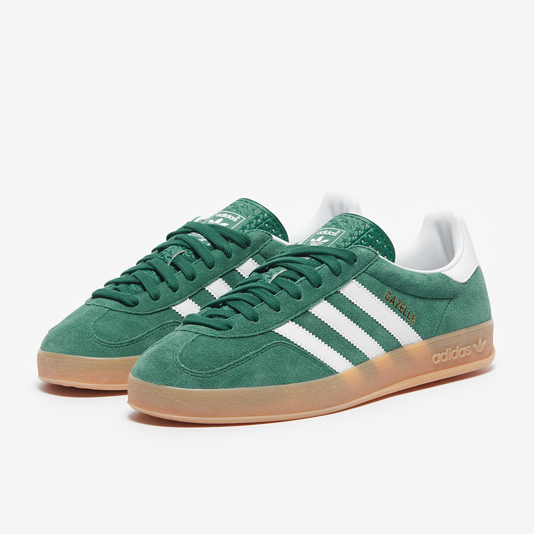 adidas Originals Gazelle Indoor - Core Green/Ftw White/Gum 2 - Trainers - Mens Shoes adidas Originals Gazelle Indoor - Core Green/Ftw White/Gum 2 - Trainers - Mens Shoes