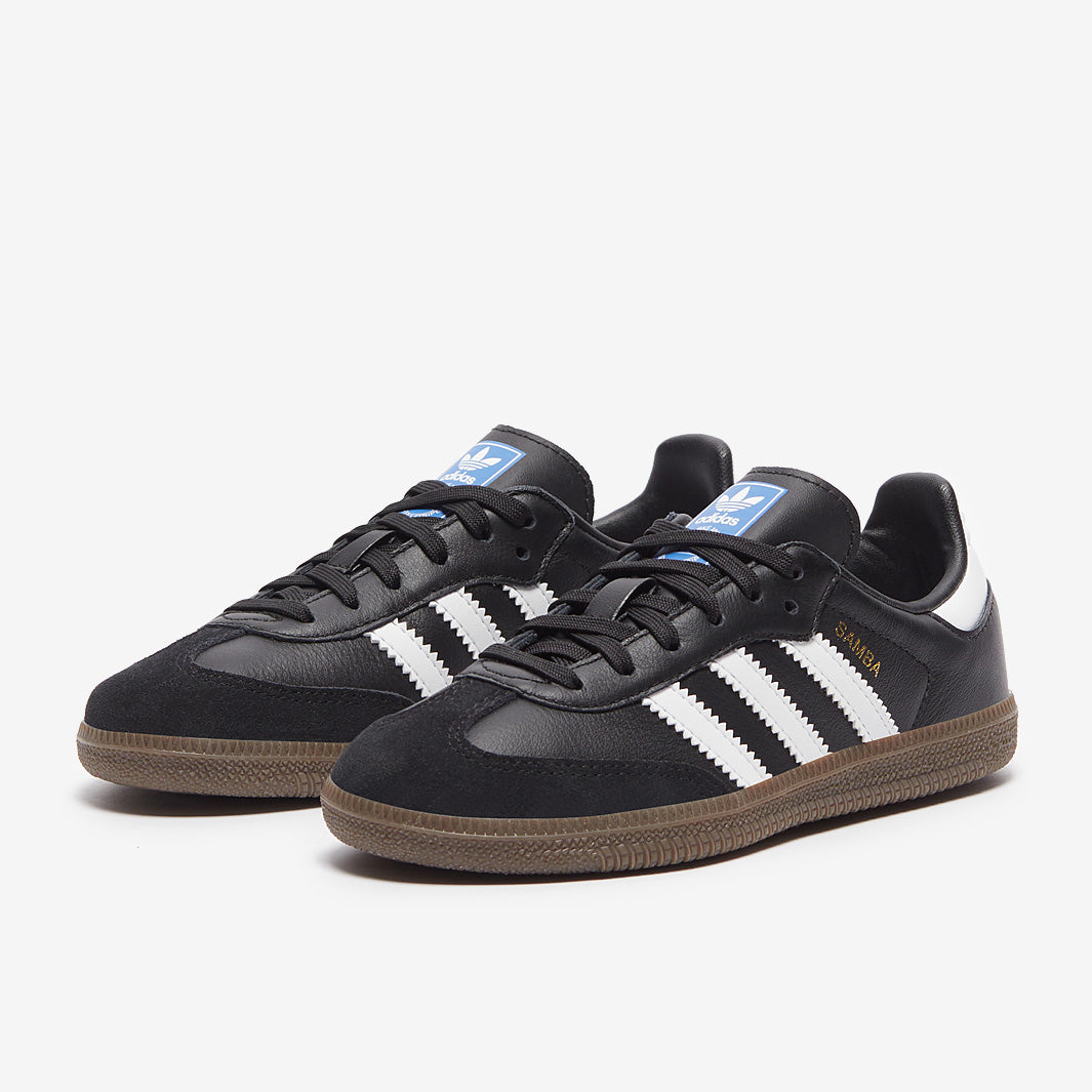 adidas Originals Younger Kids Samba OG (PS) - Core Black/Ftw White/Gum 5 -  Trainers - Boys Shoes