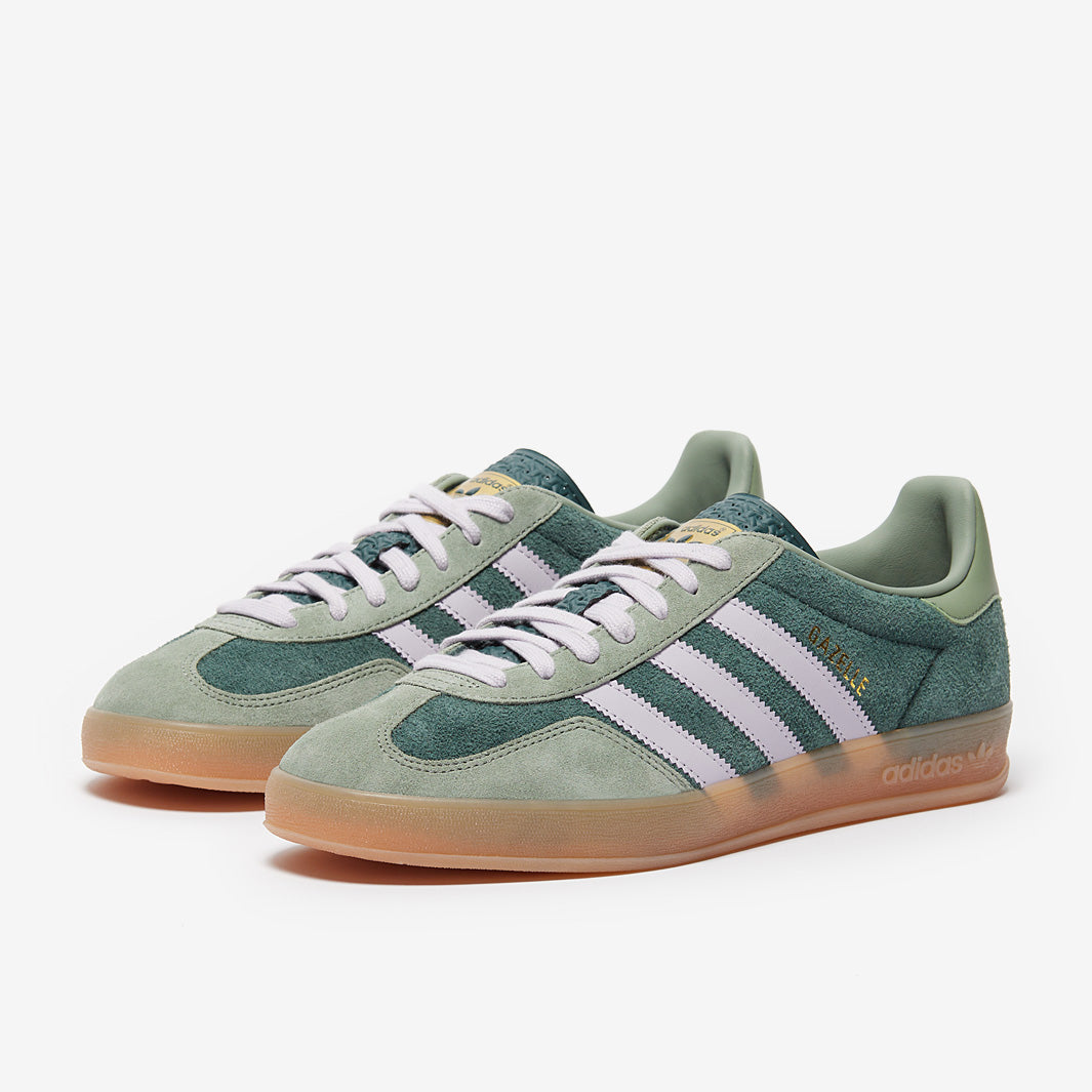 adidas Originals Gazelle Indoor - Mineral Green/Silver Dawn/Silver Green -  Trainers