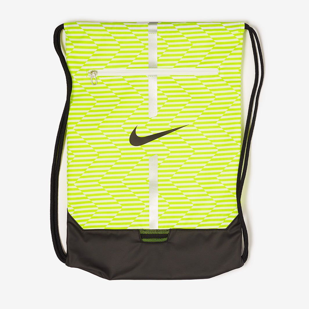 Nike Academy Gym Sack - Volt/Black/Black - Bags & Luggage