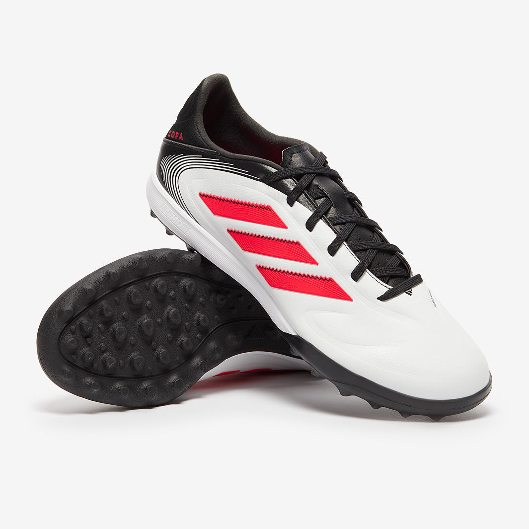 adidas Copa Pure III League Turf - White/Lucid Red/Black - Adult Boots