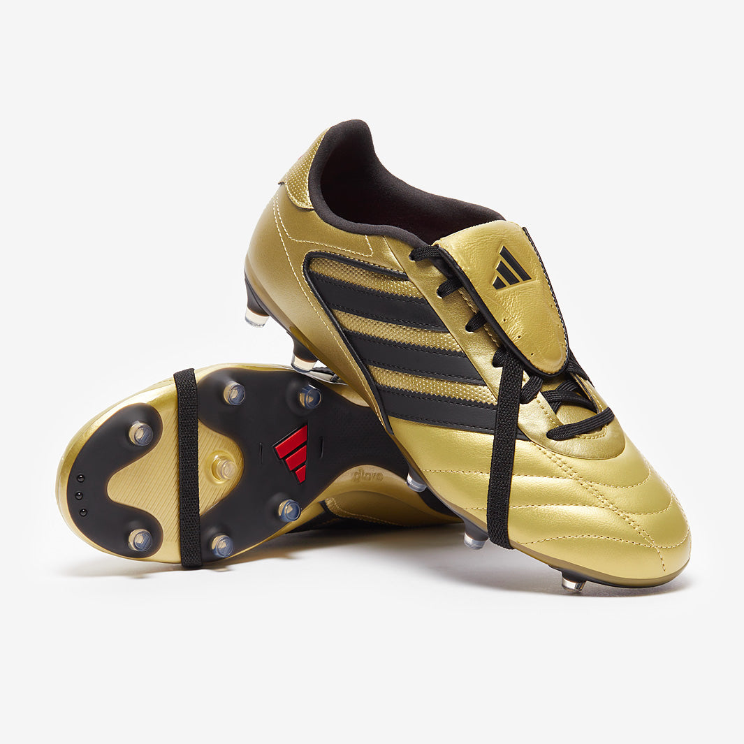 adidas Copa Gloro II Firm Ground - Gold Met./Black/Pure Ruby