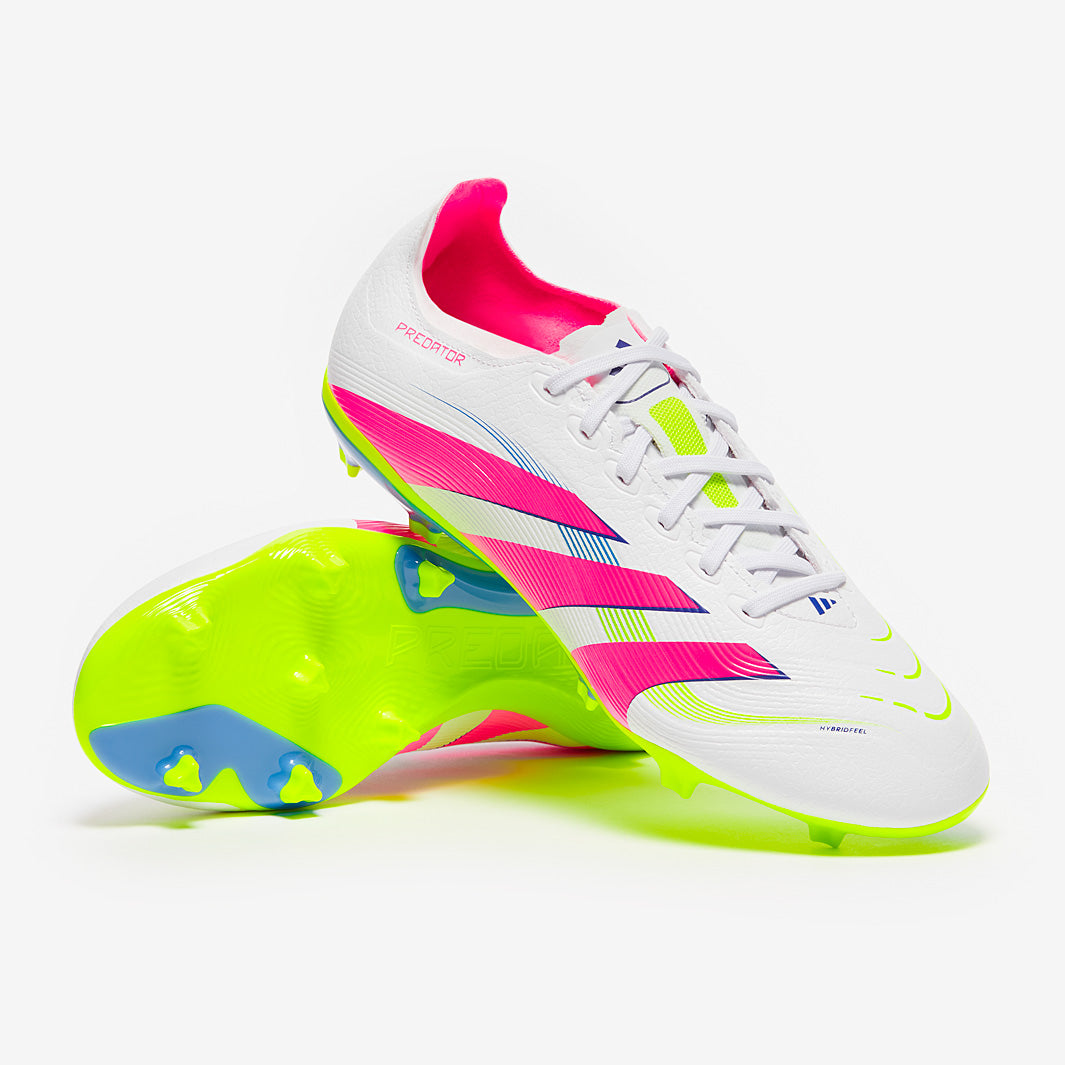 adidas Predator League Firm Ground/Mixed Ground - White/Lucid Pink