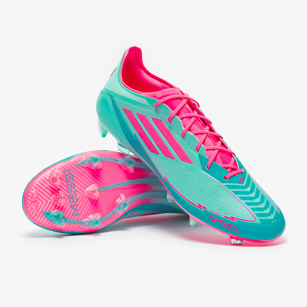 adidas F50 Elite x Messi Firm Ground - Flash Aqua/Lucid Pink/Lucid