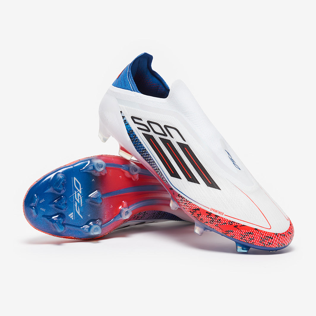 adidas F50 Elite Laceless x Son Firm Ground - White/Black/Bright
