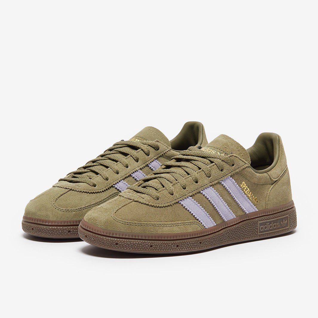 adidas gazelle silver green womens adidas Originals Womens Handball Spezial - Focus Olive/Violet Tone/Gum -  Trainers