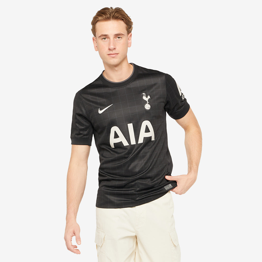 Nike トッテナム・ホットスパー 25/26 away BLACK M Nike Tottenham Hotspur 25/26 Dri-FIT Stadium Away Shirt - Black/LT