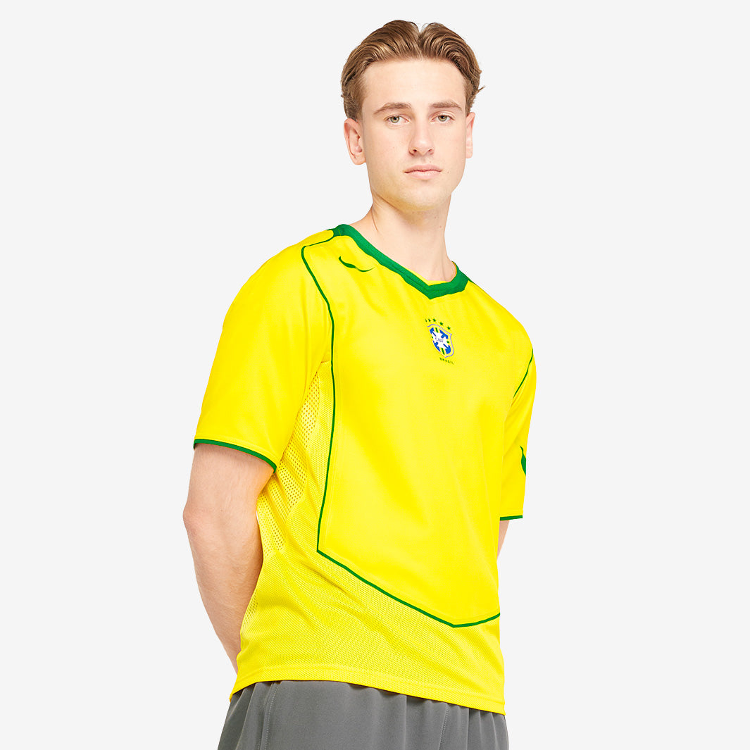 Nike Brazil 2004 Re-Issue Shirt - Opti Yellow/Apple Green/Apple