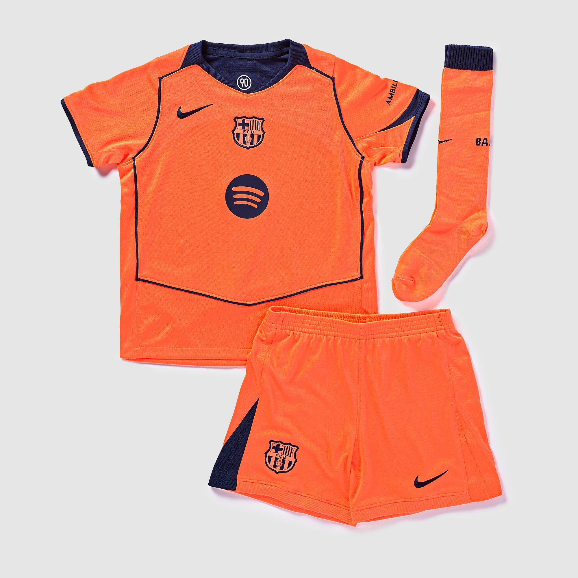 Nike FC Barcelona 25/26 Little Kids Dri-FIT Stadium Third Kit