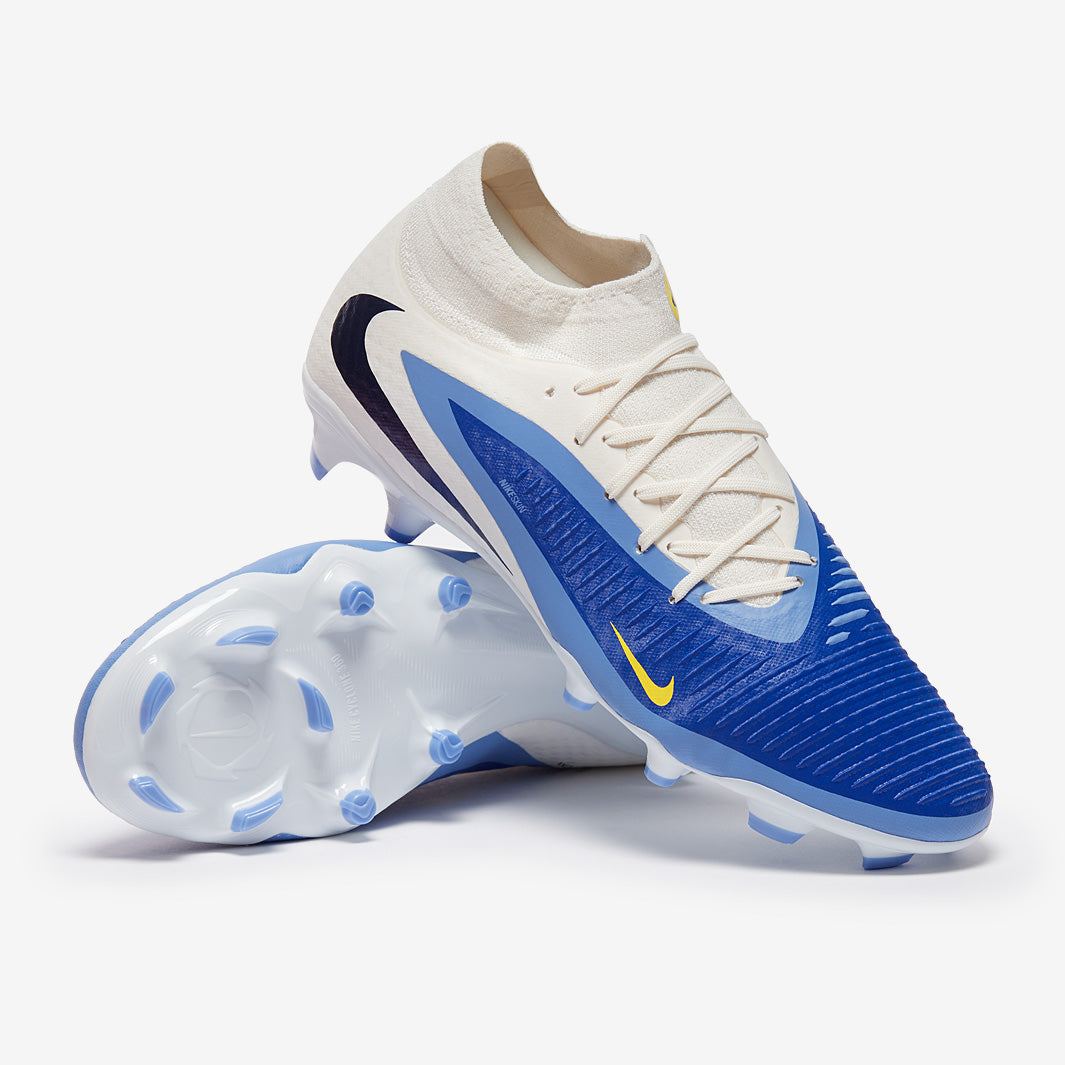 【極美品】NIKE PHANTOM6 HIGH ELITE FG ナイキ 青白 Nike Phantom 6 Academy High Firm Ground/Mixed Ground - Racer Blue