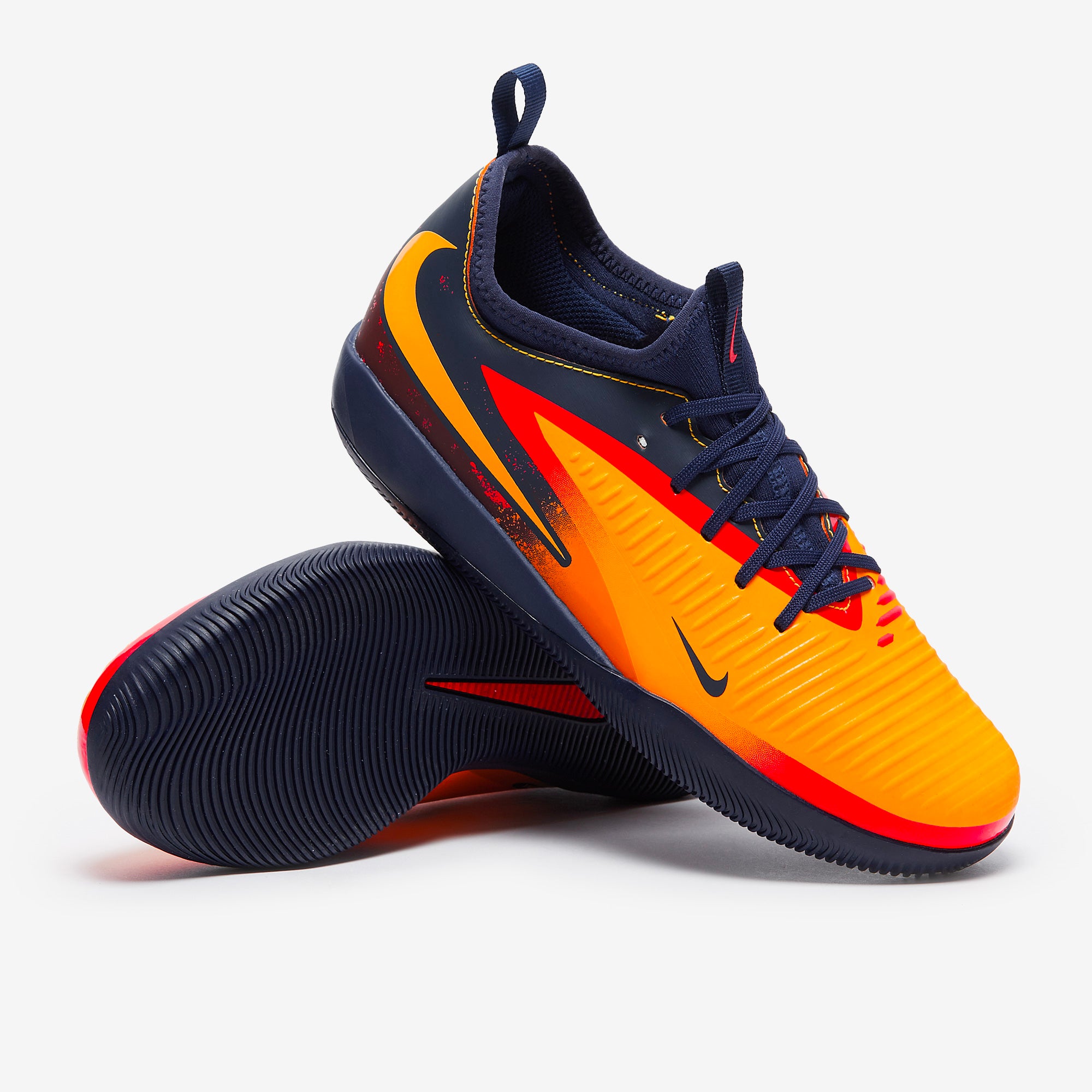 Nike Kids Phantom 6 Academy Low x Haaland Indoor - Laser Orange
