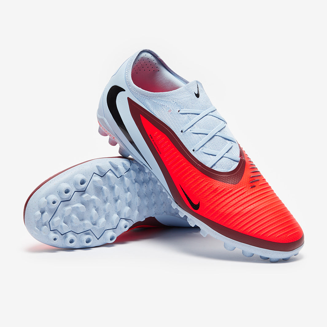 シューズ NIKE REACTX PHANTOM 6 LOW PRO TF 28cm Nike Phantom ReactX 6 Pro Low Turf - Royal Tint/Bright Crimson
