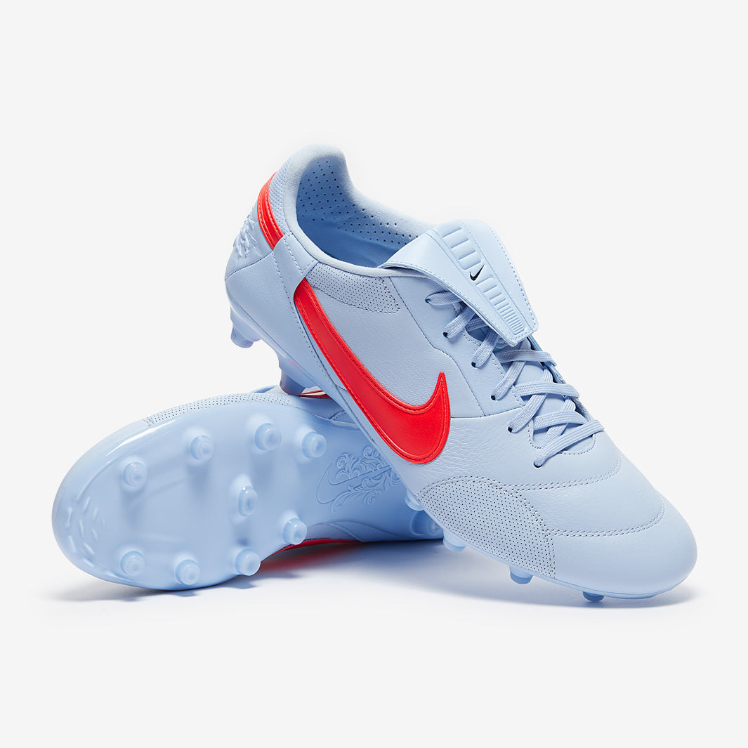 Nike The Premier III Firm Ground - Royal Tint/Bright Crimson
