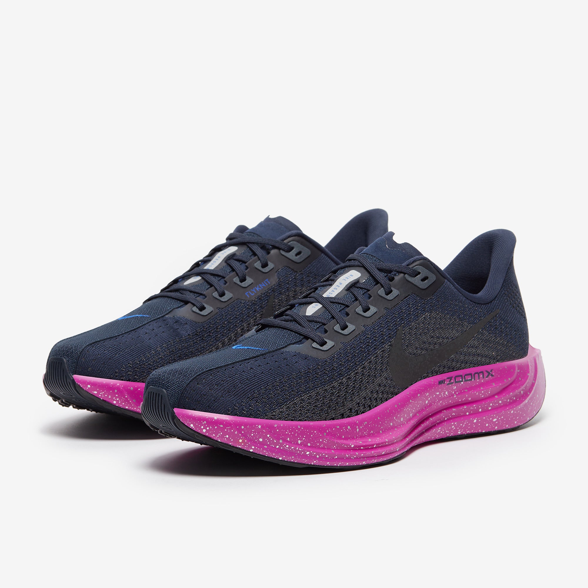 Nike Pegasus Plus - Obsidian/Black/Hyper Violet/Racer Blue - Mens