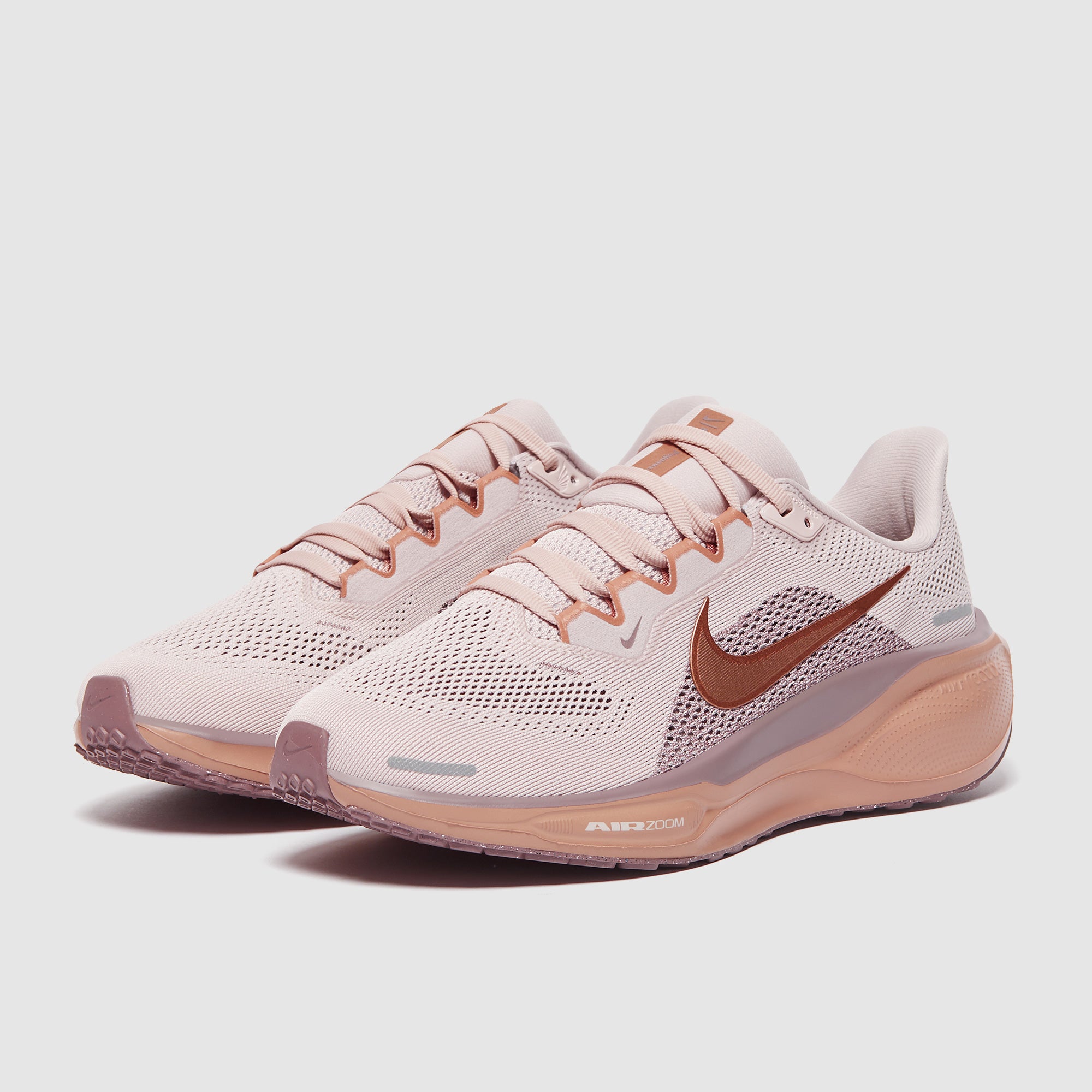 Nike Womens Pegasus 41 - Silt Red/Metallic Rose Gold/Particle Pink 