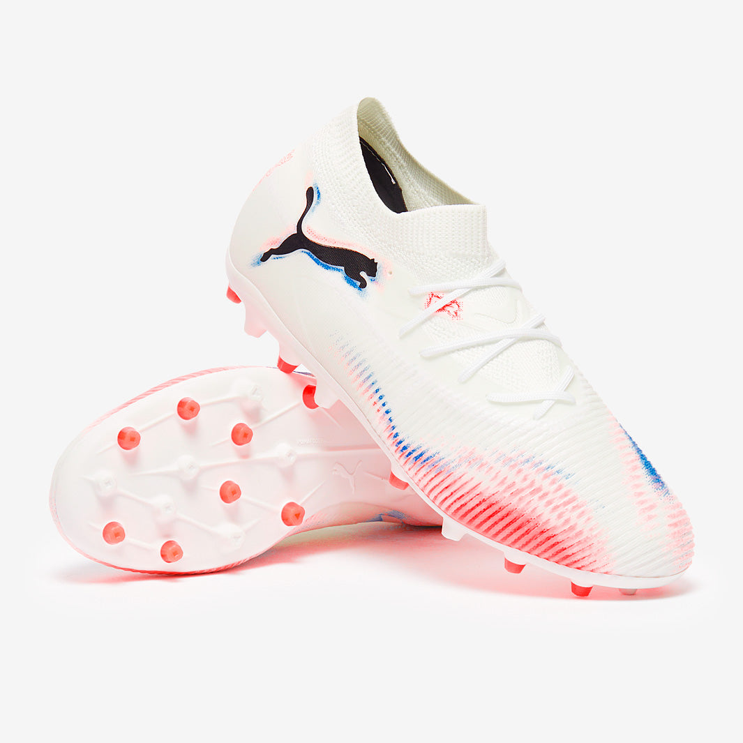 Puma Future 8 Match MG - Puma White/Puma Black/Glowing Red - Adult