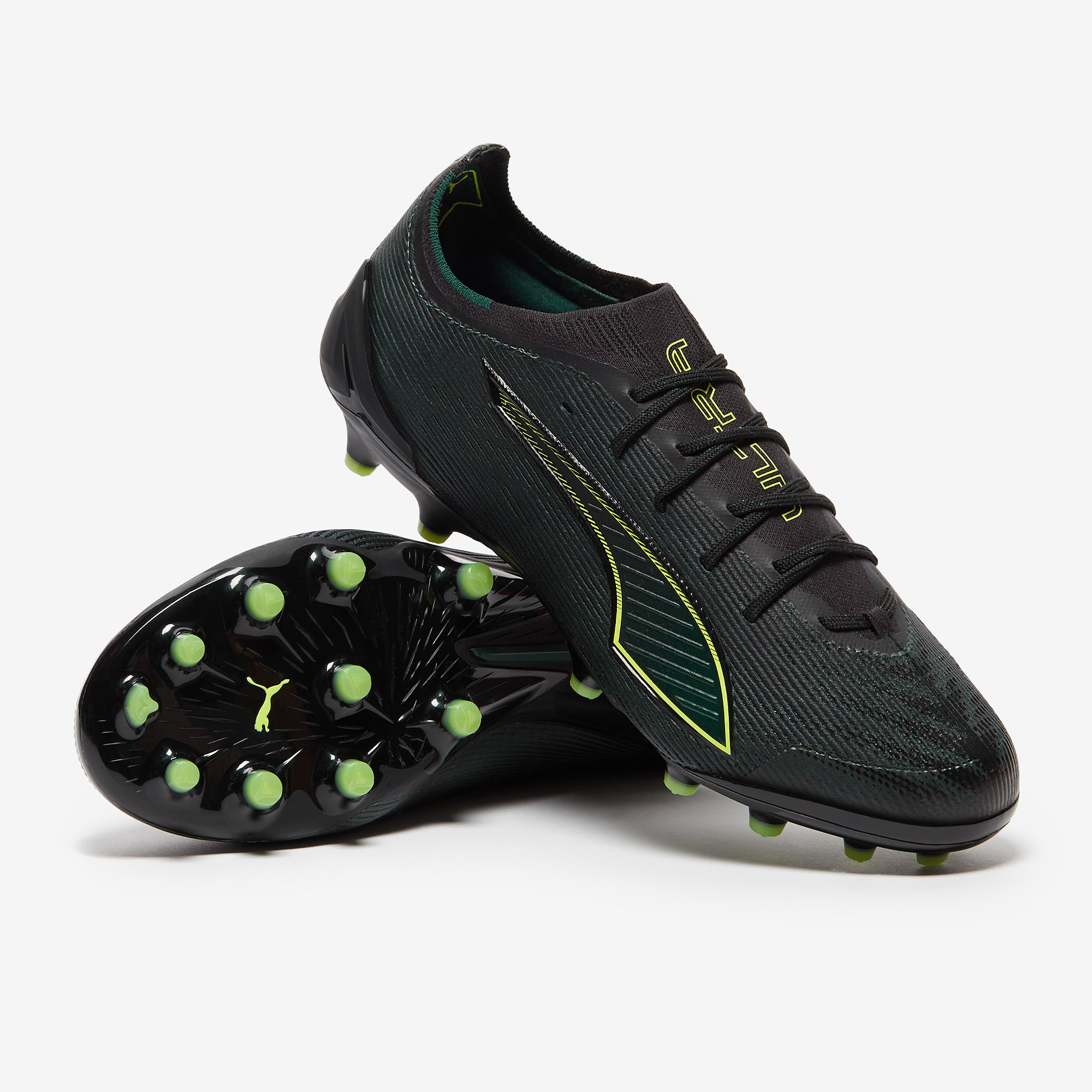 Puma Ultra 6 Ultimate AG - Puma Black/Fizzy Light/Green Terrain Puma Ultra 6 Ultimate AG - Puma Black/Fizzy Light/Green Terrain
