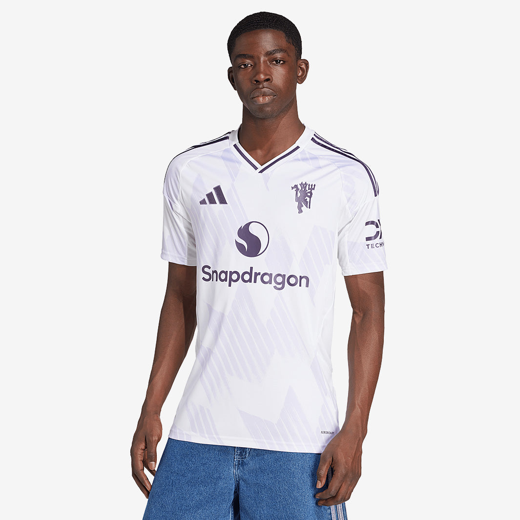 adidas gazelle silver green womens adidas Manchester United 25/26 Away Shirt -White