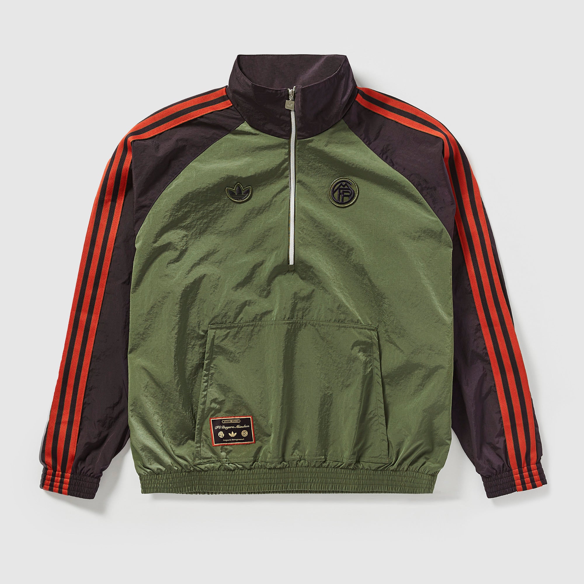 adidas Originals Bayern Munich 25/26 Terrace Icons Half-Zip Jacket