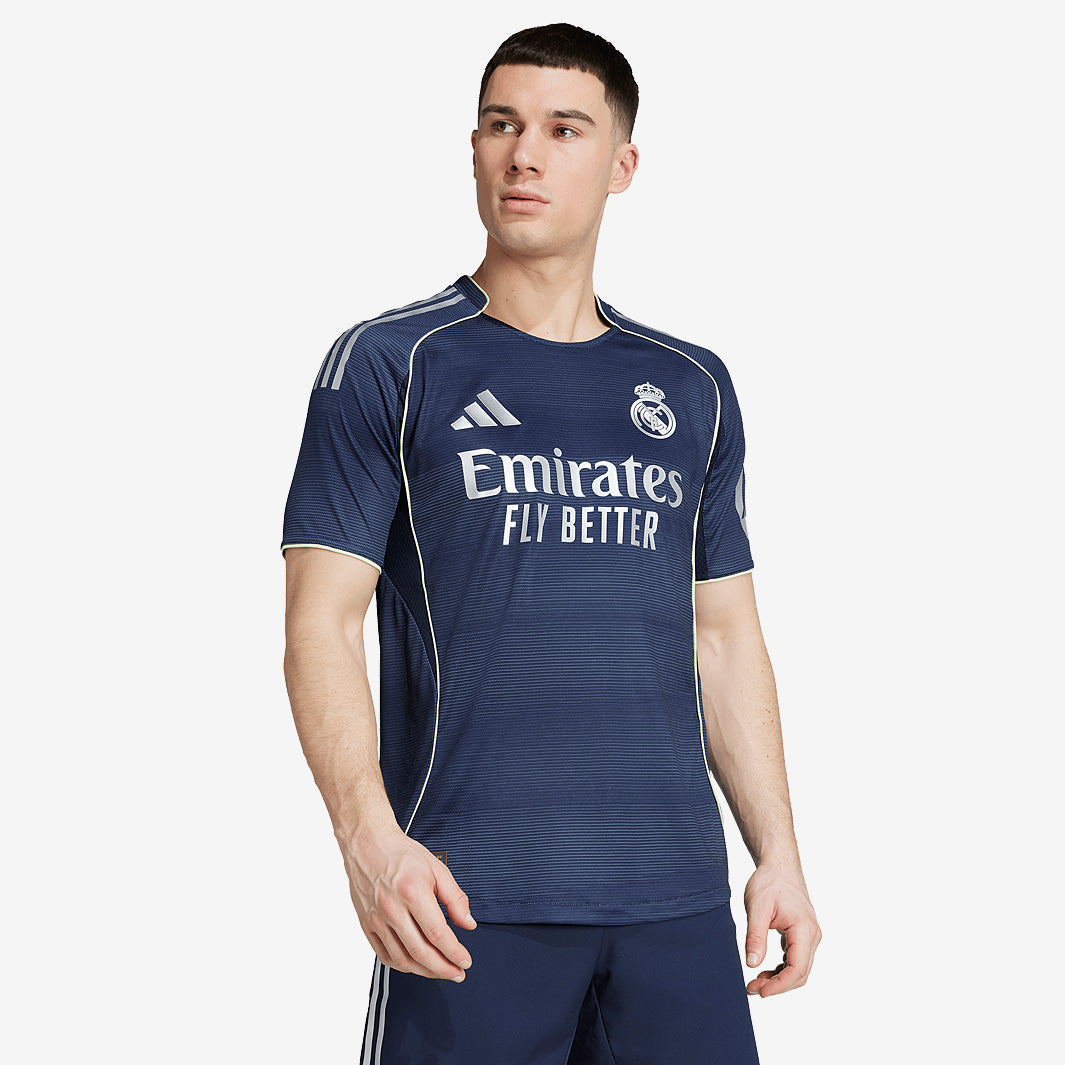 adidas Real Madrid 25/26 Authentic Away Shirt - Legend Ink