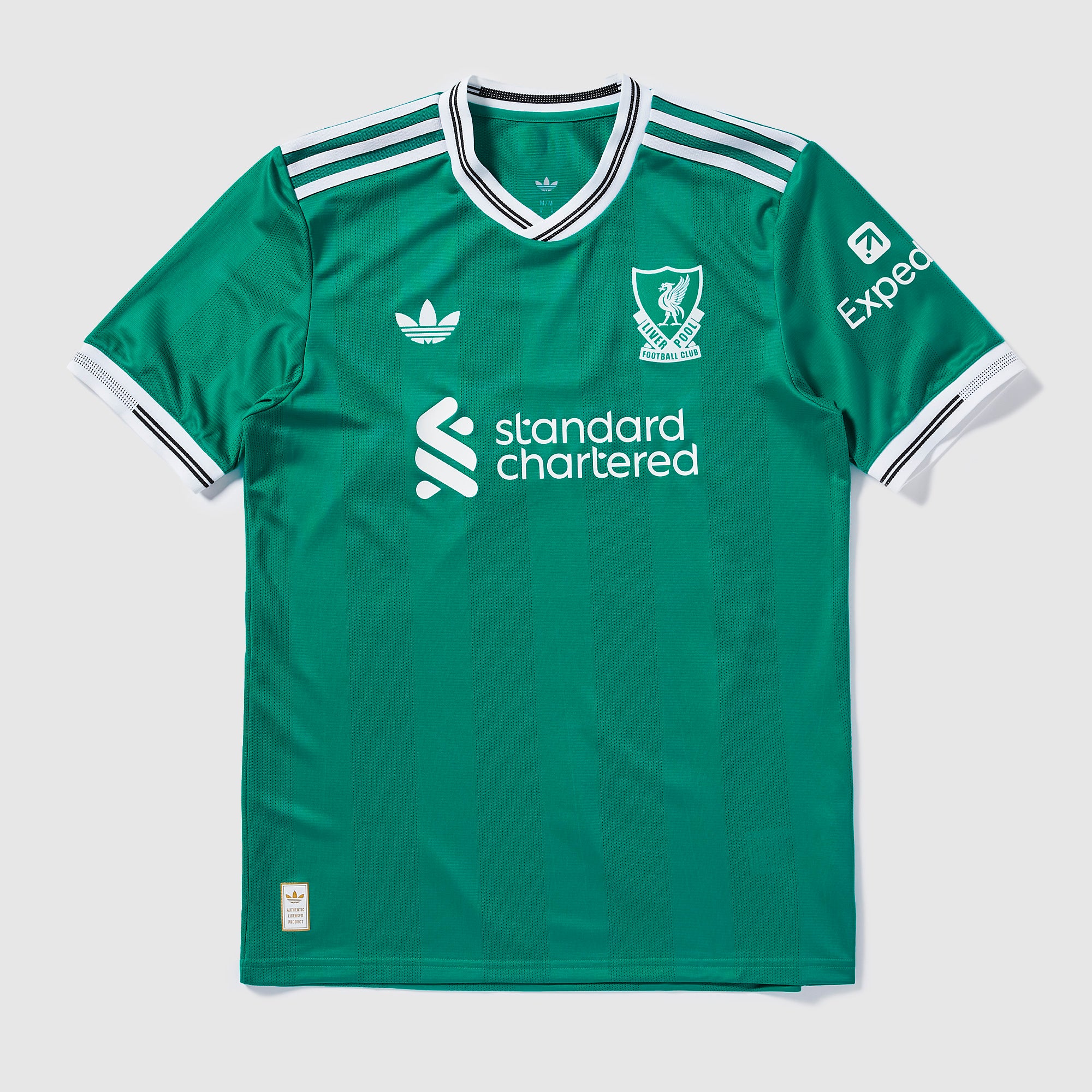 adidas gazelle silver green womens adidas Originals Liverpool 25/26 Authentic Third Shirt - Sea Green