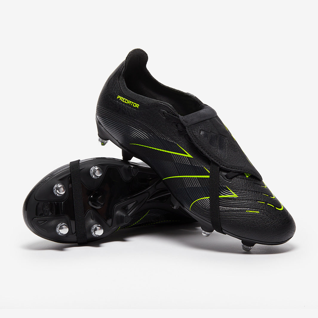 adidas Predator League Tongue Soft Ground - Core Black/Carbon