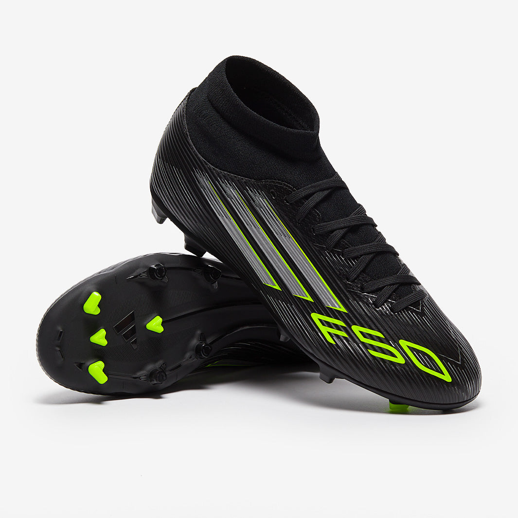 adidas F50 League Mid Firm Ground/Mixed Ground - Core Black/Iron