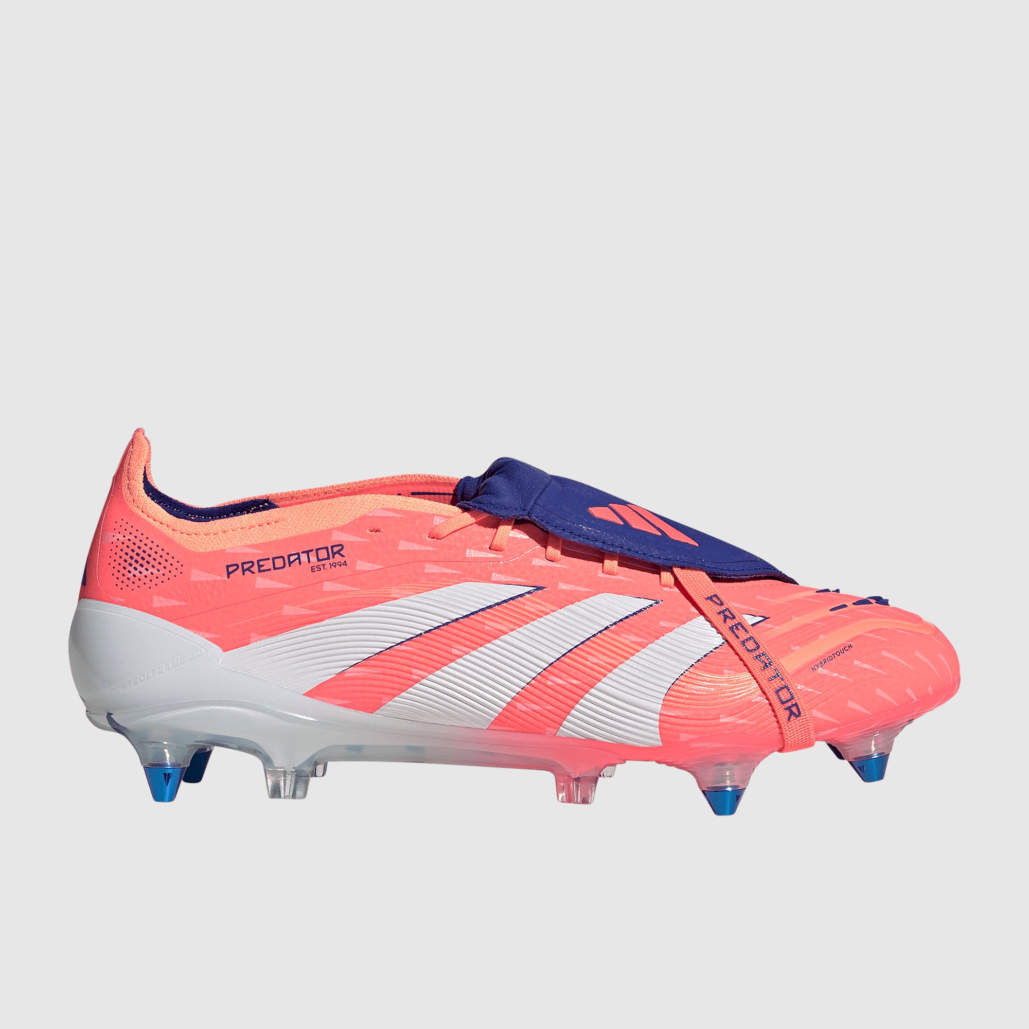 シューズ adidas Predator SG adidas Predator Elite Tongue Soft Ground - Signal Coral/Ftwr White