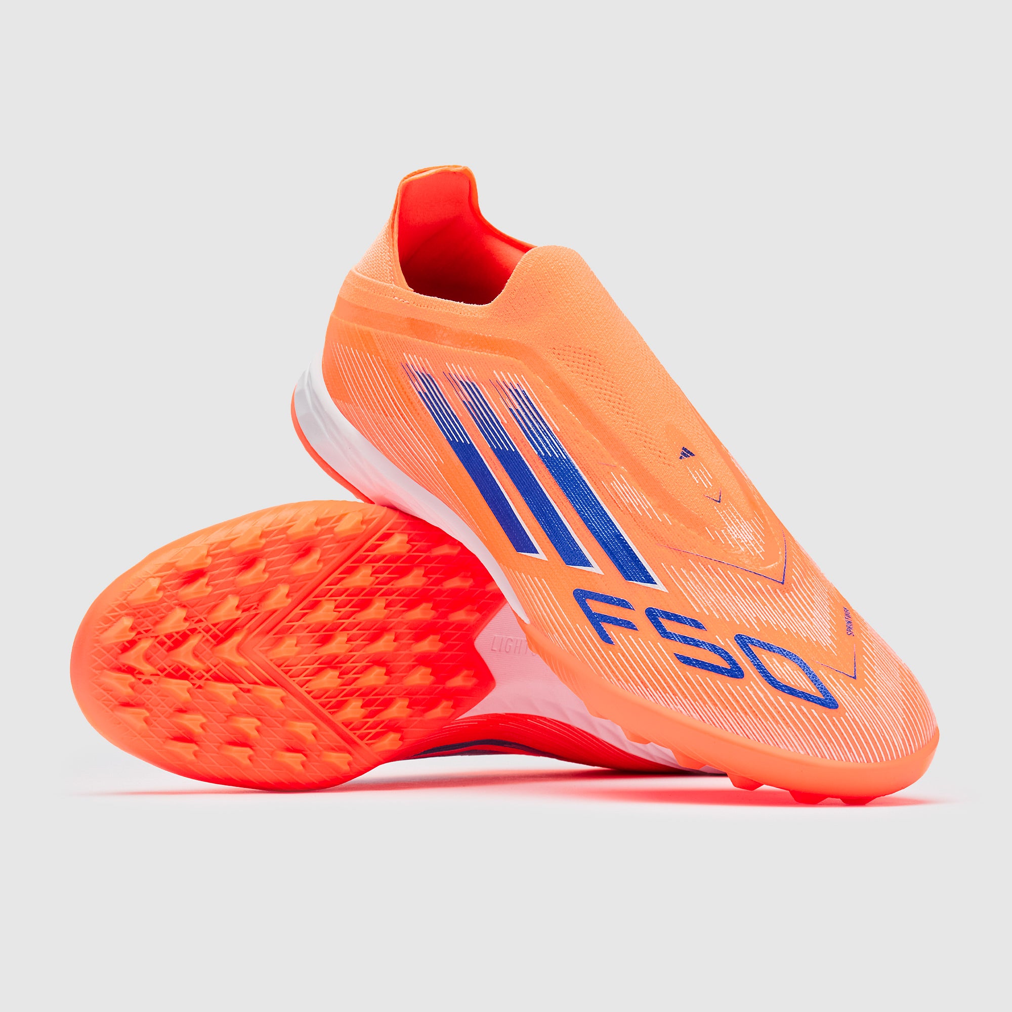 シューズ Adidas F50 TF Laceless 27.5 adidas F50 Pro Laceless Turf - Lucid Ray Blue/Team Solar Yellow