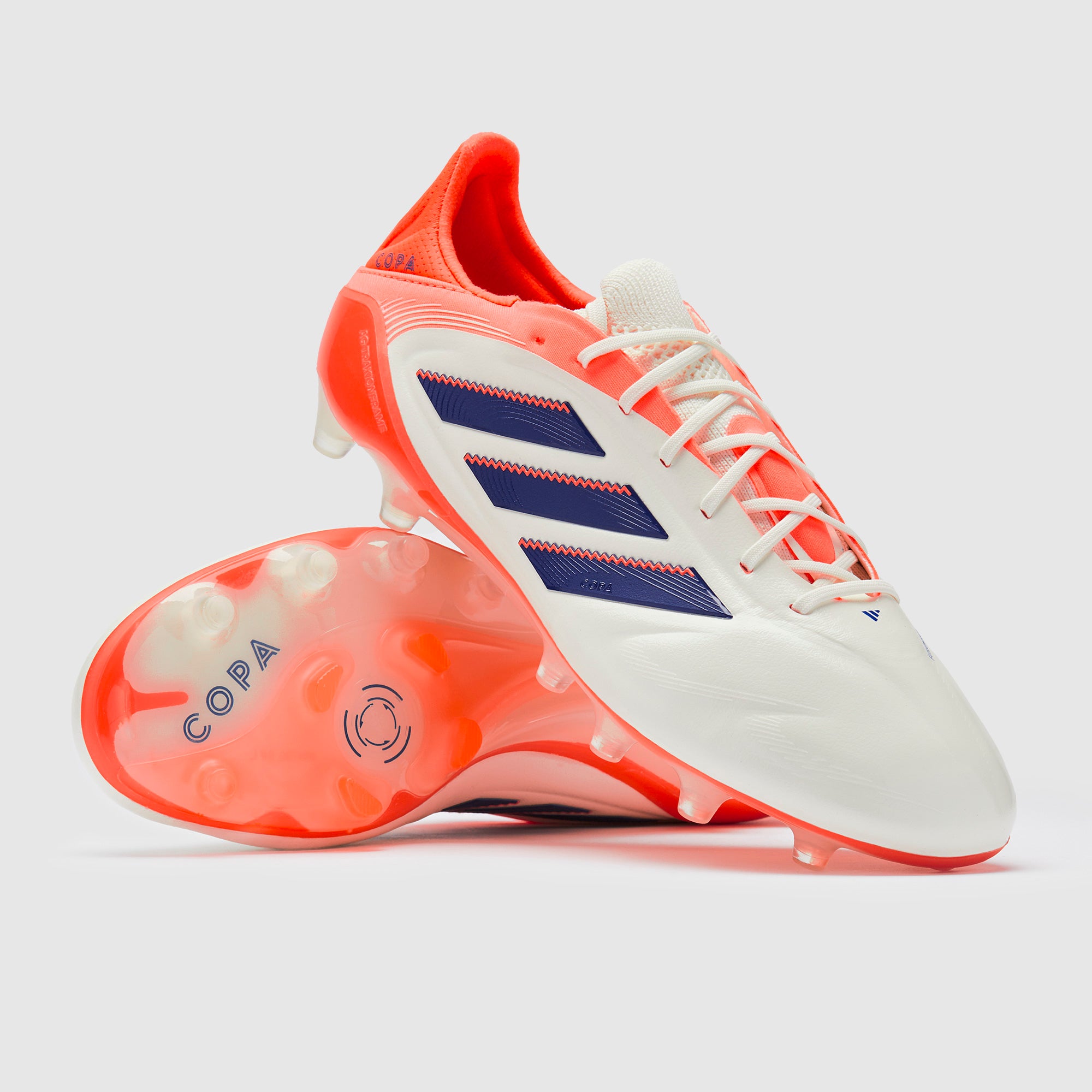adidas Copa Pure III Elite Artificial Grass - Off White/Lucid Blue