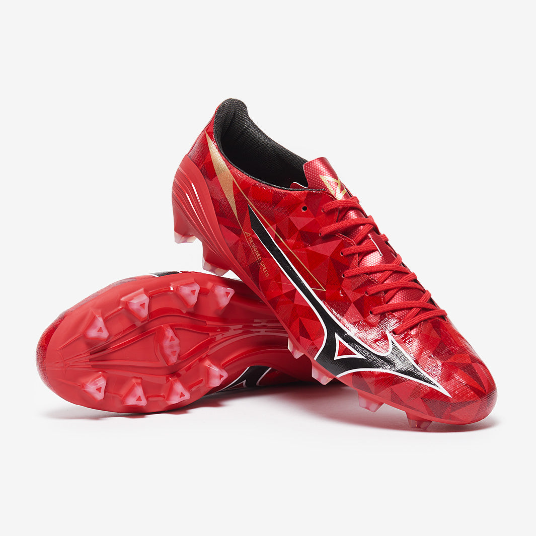 Mizuno Alpha II Pro Firm Ground - Morelia 40th Red/Black/Gold