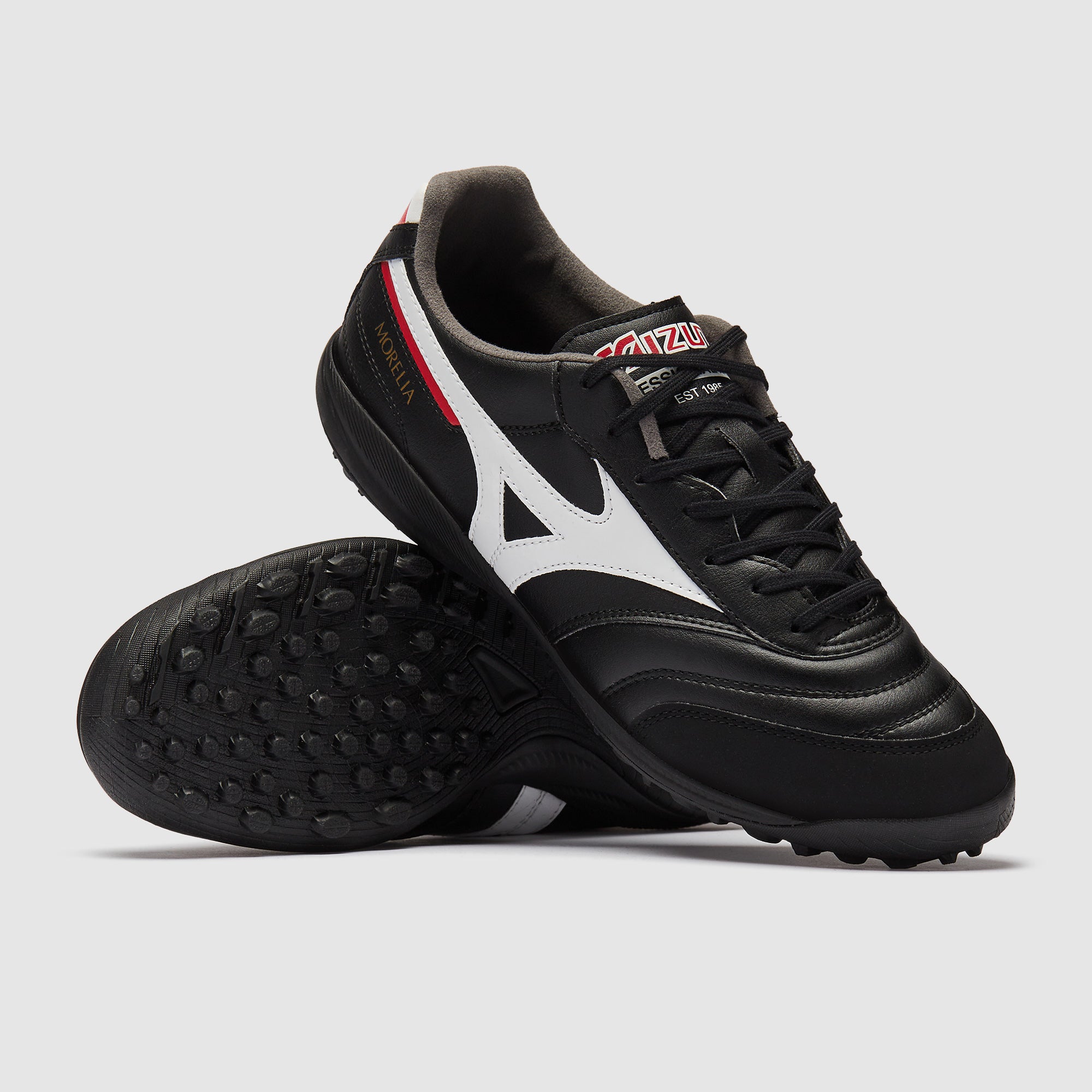 Mizuno Morelia Sala Pro Turf - Black/White/Chinese Red - Adult Boots