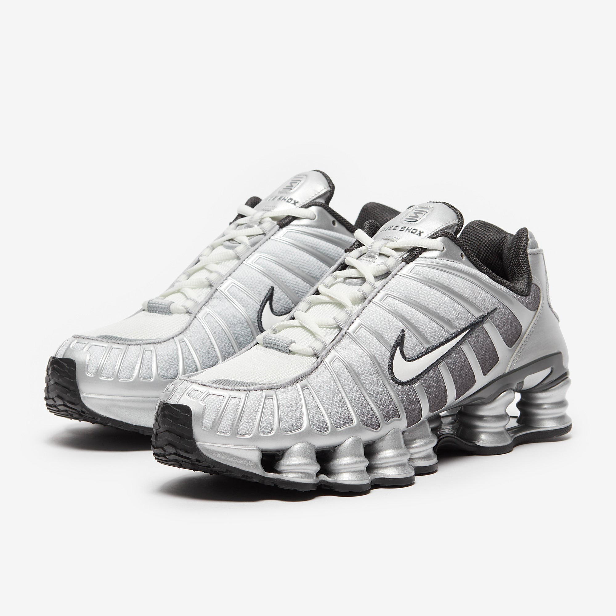 Nike Sportswear Shox TL Print - Metallic Silver/Summit White/Wolf