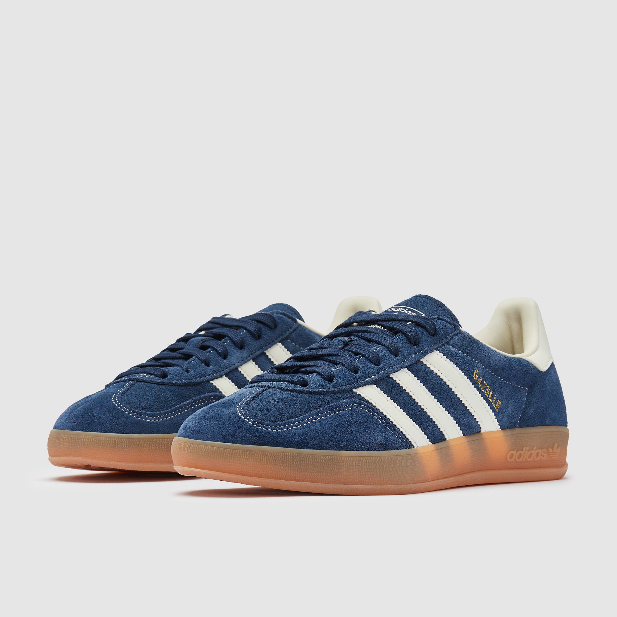 adidas Originals Gazelle Indoor - Night Indigo/Off White/Gold Metallic  -Trainers