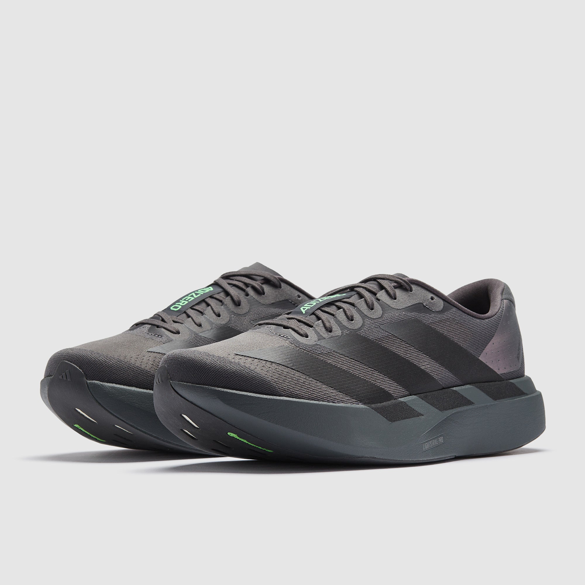adidas adizero Evo SL - Grey/Core Black/Lime Burst - Trainers - Mens Shoes adidas adizero Evo SL - Grey/Core Black/Lime Burst - Trainers - Mens Shoes